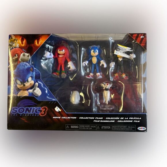 Nwt Sonic the Hedgehog 3 Movie Collection Figures - Picture 1 of 2